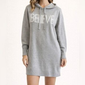 Women's Derek Heart Long Hoodie Size S Gray